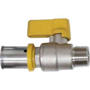 PEX Butterfly Ball Valve (PEX 16 - 3/8” M)